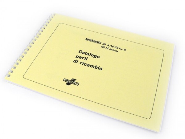Buch Ersatzteilekatalog -LAMBRETTA- 125-150 D, LD (Bj. 1956-57)