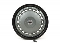 Wheel rim -PIAGGIO 3.00-12 inch- Vespa 946 - front - wheel rim matt anthracite, wheel rim hub matt silver grey