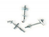 Tie rods set for fixing tool box to frame -CASA LAMBRETTA- Lambretta LI (series 1-2)