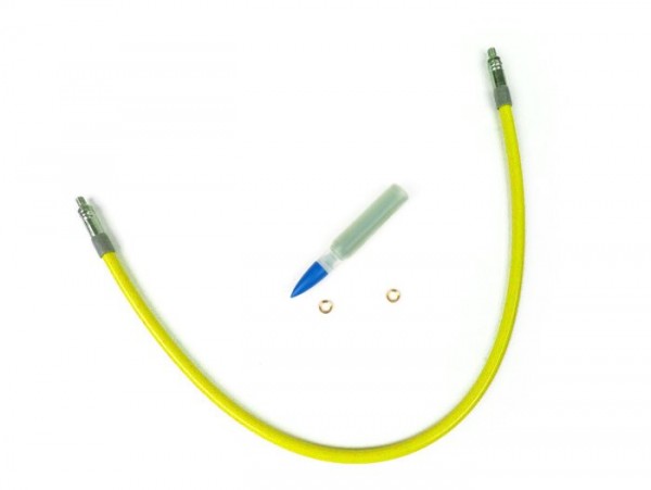 Brake hose -SPIEGLER MODULAR (without fittings)- Vespa, Lambretta - yellow - 500mm