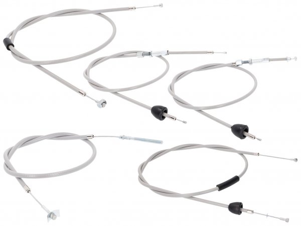 bowden cable set grey -101 OCTANE- for Simson Schwalbe KR51/1 (1975-)