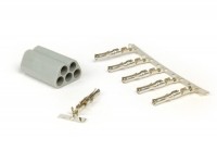 Macho para mazo de cables -BGM PRO, 5 clavijas- Vespa, Piaggio, Gilera