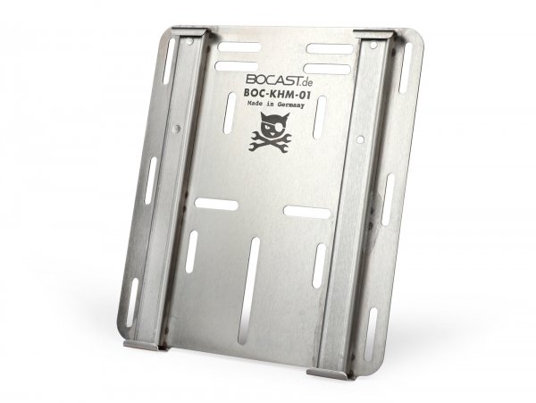 Portamatrícula -BOCAST, soporte de montaje rápido- (180-220mm x 200mm)