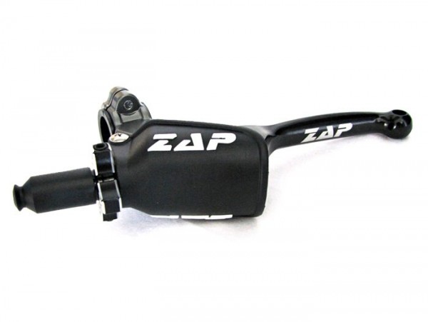 Brake lever/clutch lever -ZAP V.2X foldable lever- universal for handlebars Ø=22mm - black