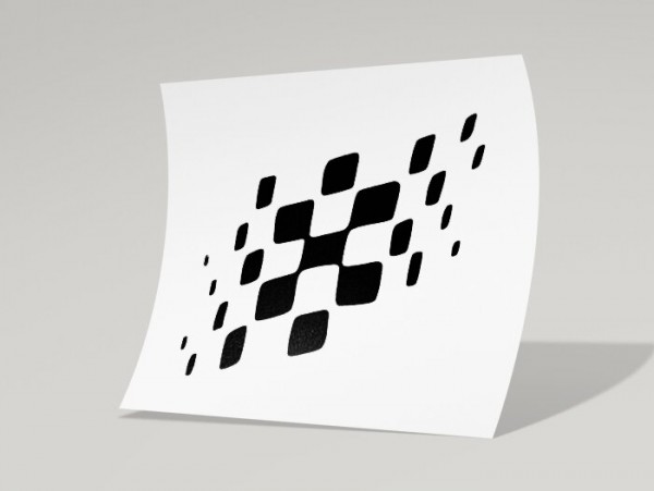 Sticker -LAMBRETTA Checkered Flag- DL, GP - black