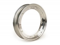 Wheel rim -BGM PRO 2.10-10 inch- Vespa (type PX) - Vespa Smallframe V50, 50N, Special, PV, ET3, PK50-125 (S/XL/XL2), Largeframe PX, T5, Sprint, Rally, GT/GTR, LML Star, Deluxe - stainless steel, polished