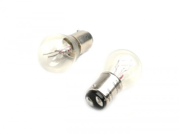 Light bulbs -BAY15d- 12V 21/5W - set of 2 - white
