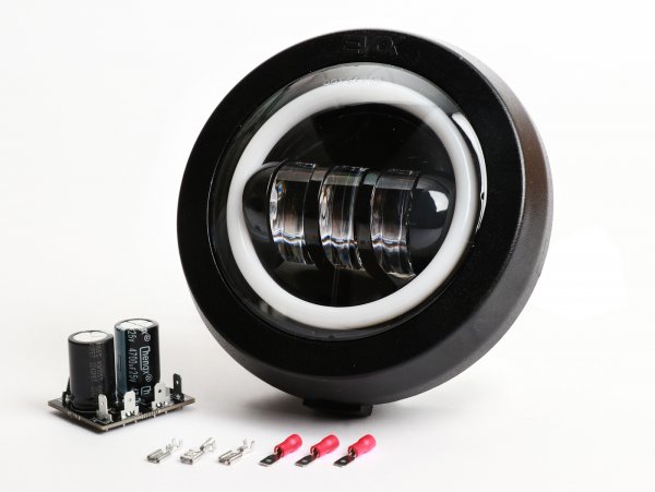 Headlight set -EVOK LED 12V DC, round Ø=135mm- PK XL/XL2 (screwed on the side)