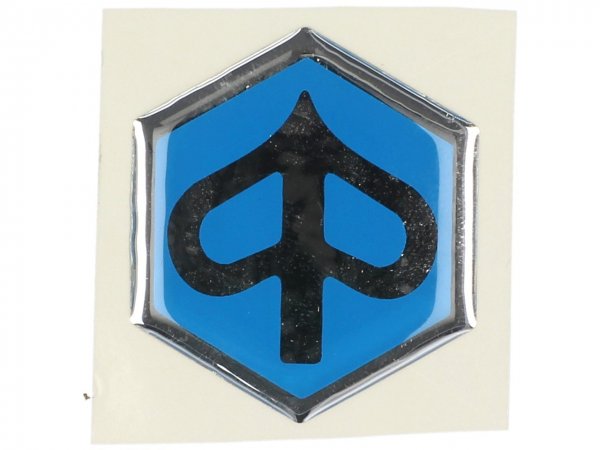 Pegatina emblema "Piaggio" -PIAGGIO- Piaggio Zip II 50, TPH 125, Fly 50-150