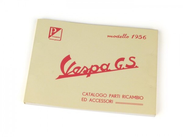 Spare parts calalogue -VESPA- Vespa GS150 (VS2 - 1956)