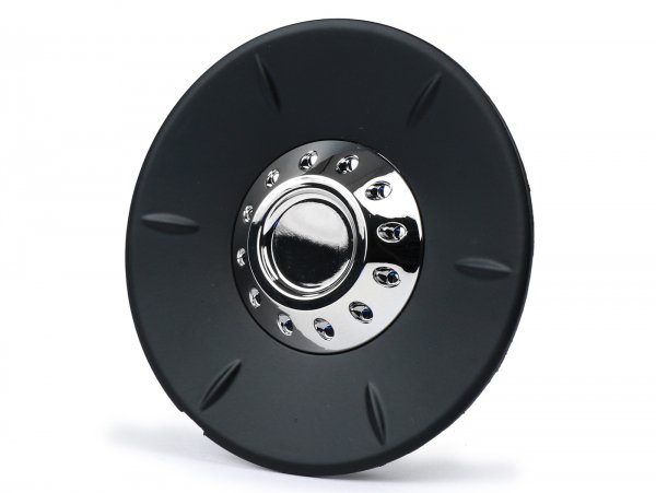 Cover for wheel nut / brake drum Ø=106mm -PIAGGIO- Vespa 946 - front - matt black