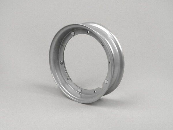 Cerchio ruota -VIGANO 2.25-10 pollici, acciaio - Vespa GS160/GS4 (VSB1T), SS180 (VSC1T) - grigio