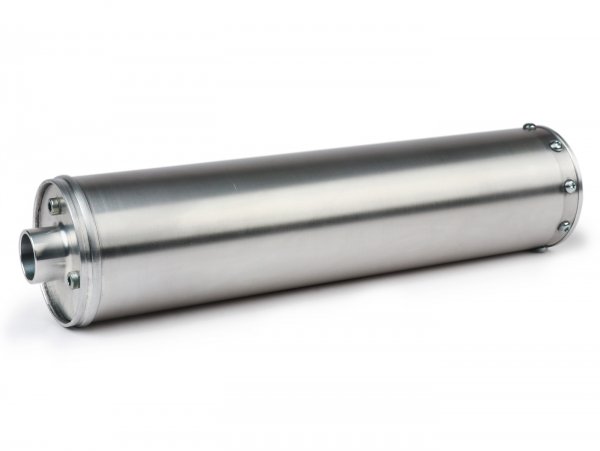 Silenciador -MMW RS2000 Aluminio Vespa / Lambretta / Universal- L=350mm, Øi=26mm, Øa=84mm