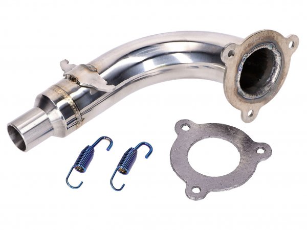 Exhaust manifold -101 OCTANE- unrestricted - for Rieju MRT Euro5 - stainless steel