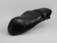 Sillín -PIAGGIO asientos de cuero- Vespa GT, GTS 125-300, GTL, GTV - (-2014) - negro