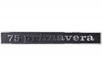 Badge frame rear -VESPA- 75 Primavera- Motovespa 75 Primavera (PN, PR, PK)