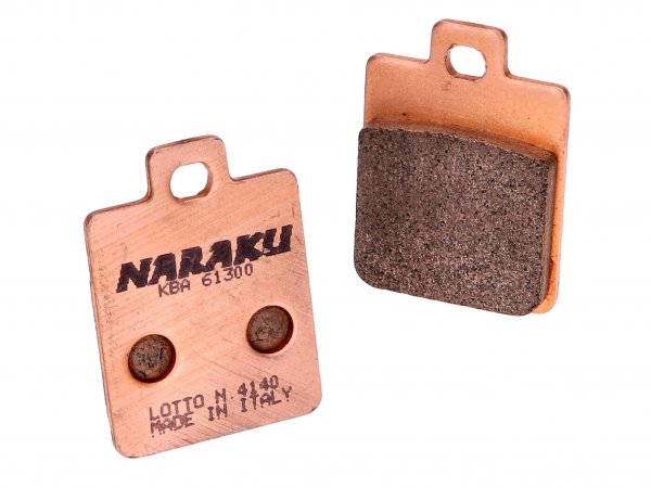 brake pads -NARAKU- sintered for Gilera, Piaggio, Vespa