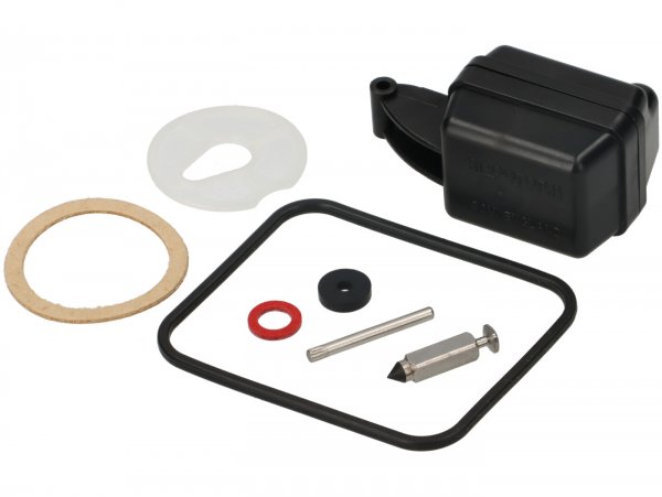 Carburettor repair kit -OEM QUALITY- Dellorto SH 18, 20, 22- including float and float needle