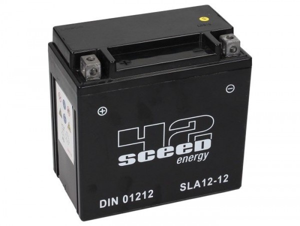 Batterie -Gel SCEED 42 Energy- SLA12-12 - 12V, 12Ah - 152x88x147mm
