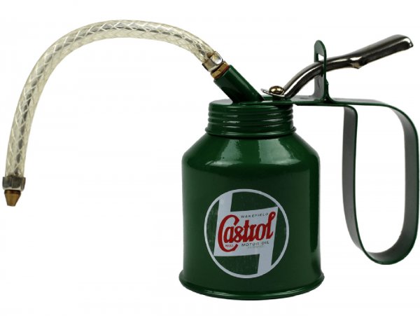 Ölkännchen mit Pumpe -CASTROL, Classic- (200ml)