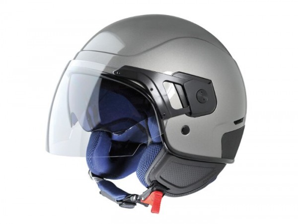 Helmet -VESPA PJ- open face helmet, grey - S (55-56cm)