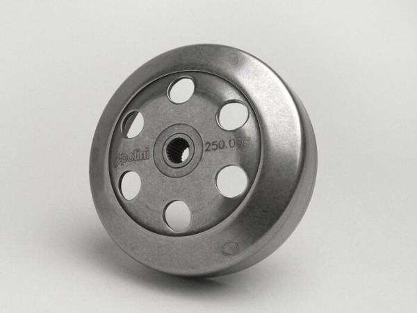 Kupplungsglocke -POLINI Speedbell- Piaggio/Gilera 50-100 ccm (2-Takt, 4-Takt) Ø=107mm