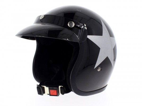 Helmet -BANDIT Star Jet- black - L (59-60cm)